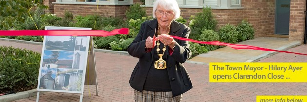 Clarendon Close Opened by Town Mayor