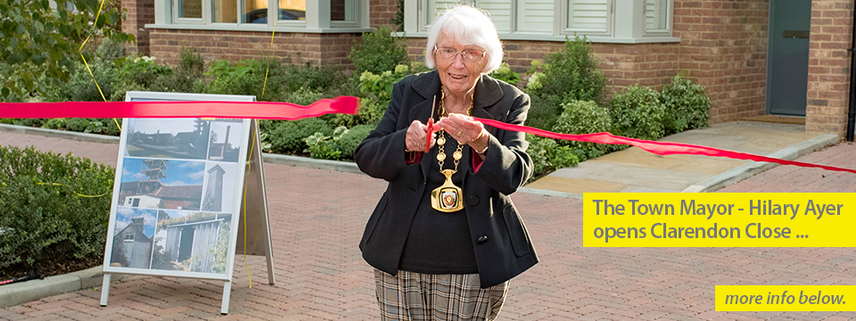 Clarendon Close Opened by Town Mayor