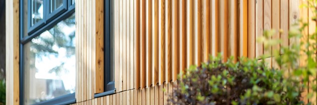 Cedar Apartments – Cladding feature