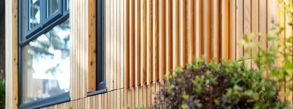 Cedar Apartments – Cladding feature